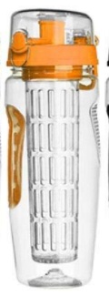 32Oz Fruit Infusing Infuser Water Bottle Water Fruit Bottle BPA Free Plastic Sport Fruit Infuser Water Bottles With Infuser Juice Shaker Drink Bottle Of Water - Image 3